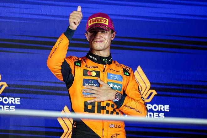 梅赛德斯完胜索伯车队，诺里斯高光表现